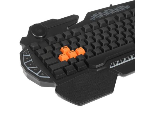 Клавиатура проводная игровая A4Tech Bloody B314 черный (подставка для запястий)